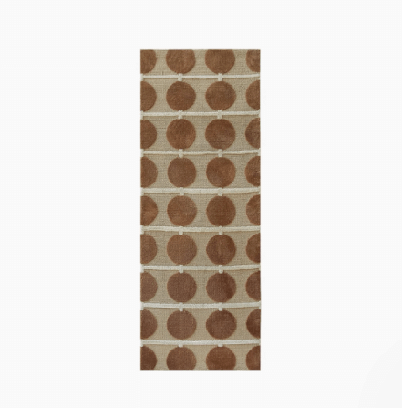 พรม MJhomedesigns Bedside Carpet 69 60x160 ซม. น้ำตาล_0